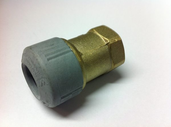 Hep2O Polybutylene / Brass female adapter